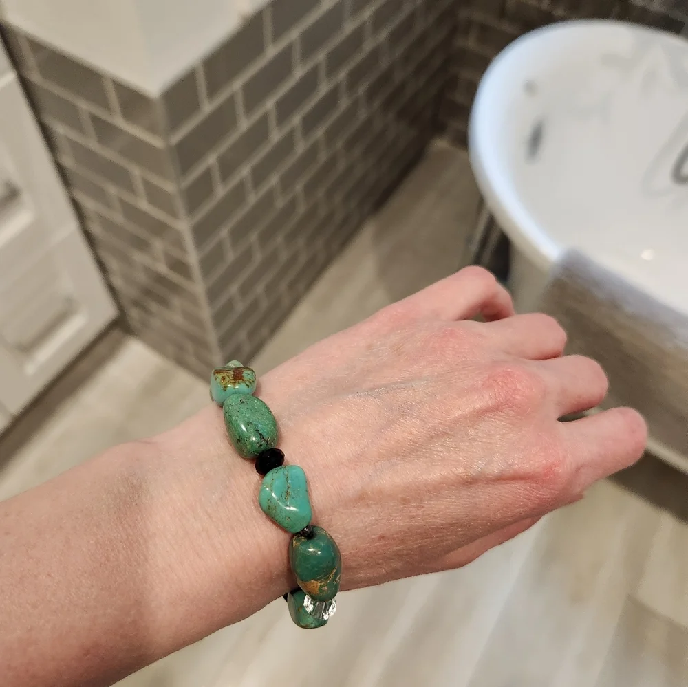 🌲 Turquoise bracelet - Picture 2 of 2